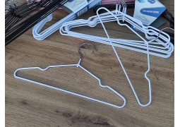 Вішалки-плечики силіконові дитячі 300х3,5мм. (білі)